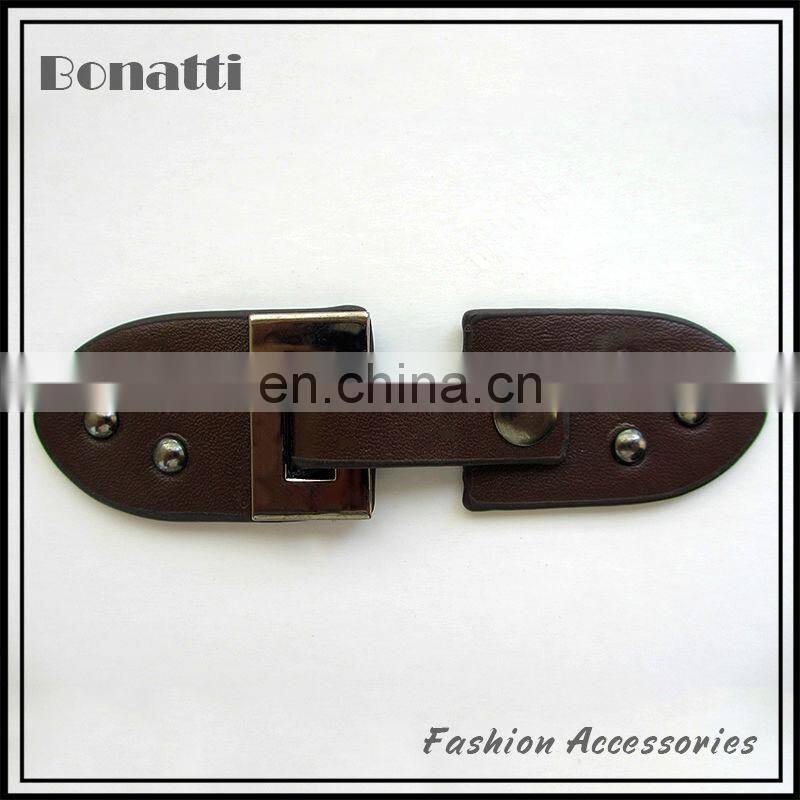 fashion genuine leather toggle buttons for garments