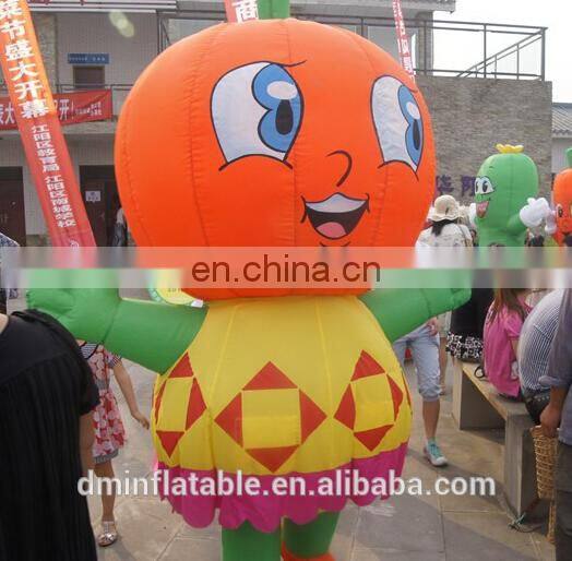 2014 inflatable costumes walking mascot for advertising