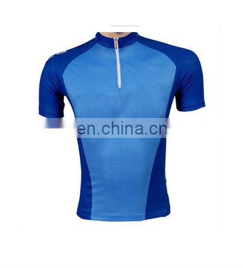 Men's Elastic Cool Mesh 100% Polyester Cycling Shirts