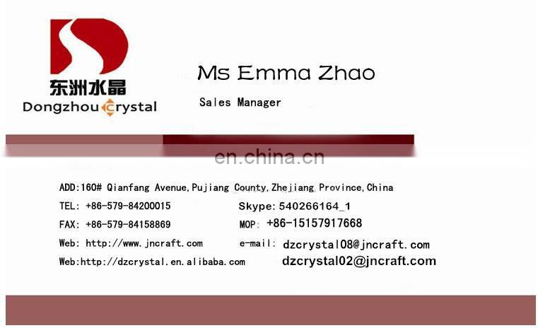 high quality large flat back glass crystal stone,rhinestones with holes