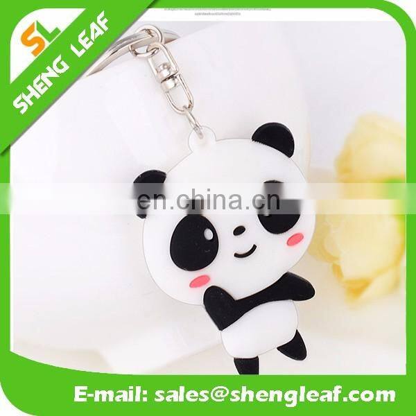 Cartoon Shape 3D Soft PVC Rubber Keychain Custom