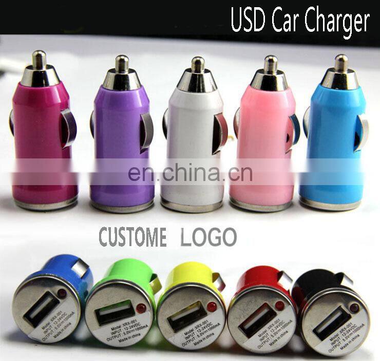Personalized Single USB promotional usb car charger Universal Car Charger