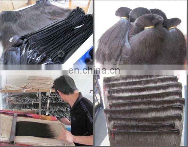 grade 6A virgin human loose wave hair extensions dyeable human virgin remy hair extension
