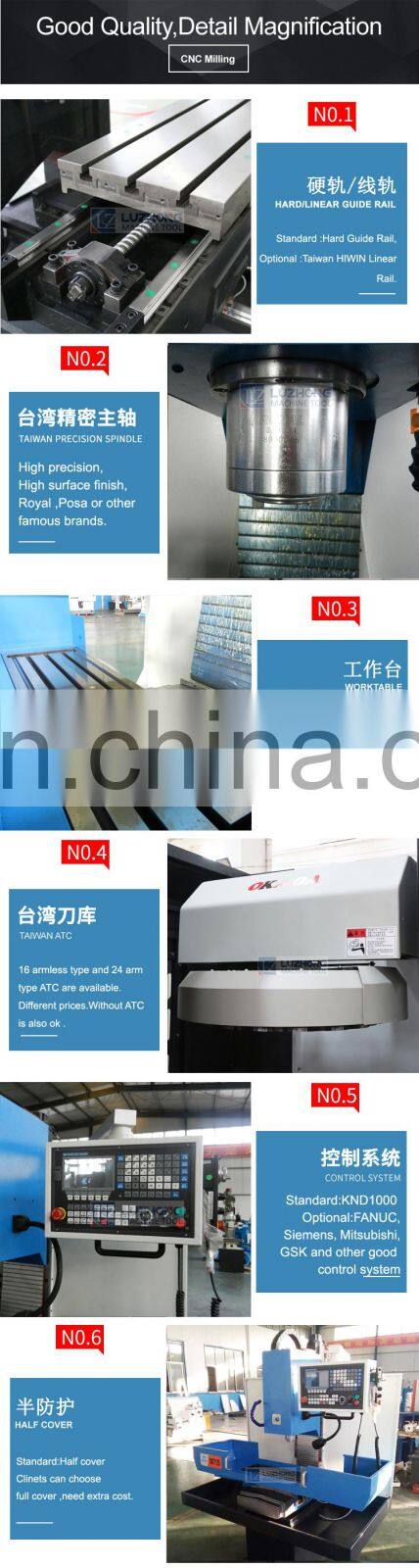 XH7125 Low Cost 3 Axis CNC Milling Machine with Price