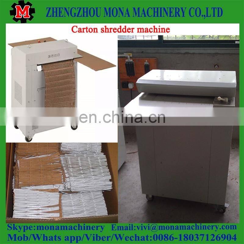 Cardboard box shredder with CE certification(skype:monamachinery)