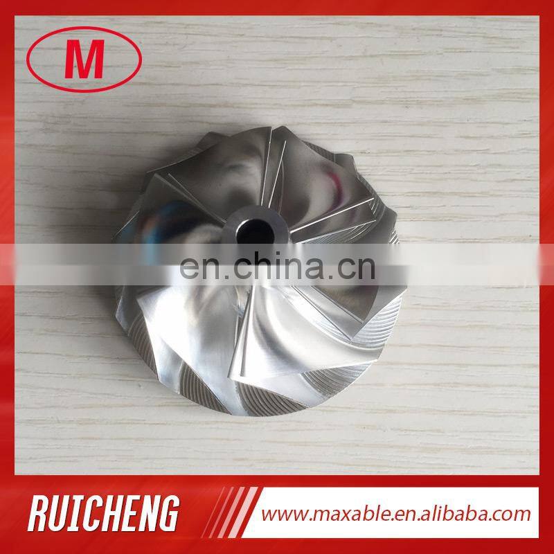 TA31 46.41/60.25mm 6+6 blades 409096-0013 billet/milling/aluminum 2618 compressor wheel for 444836-0001/452064-0001/465103-0002