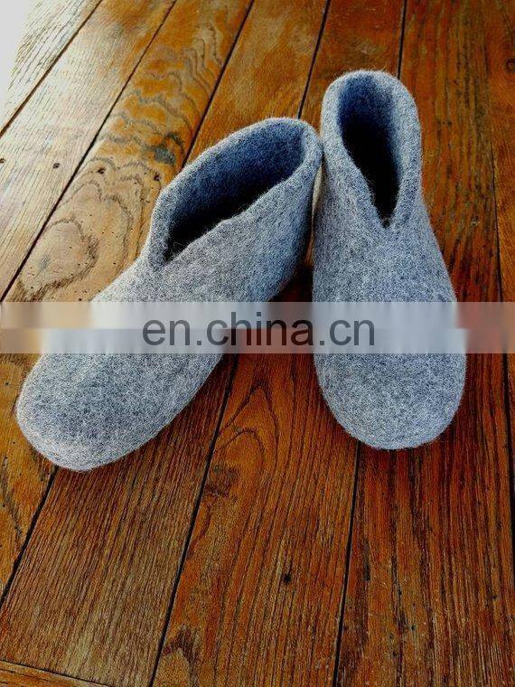 Wholesale Natural Felted Wool Boot
