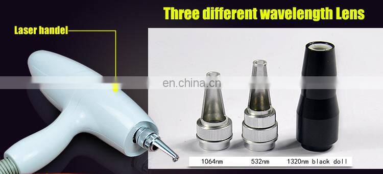 Multifunctional skin whitening eyebrow washing device Nd: Yag laser machine