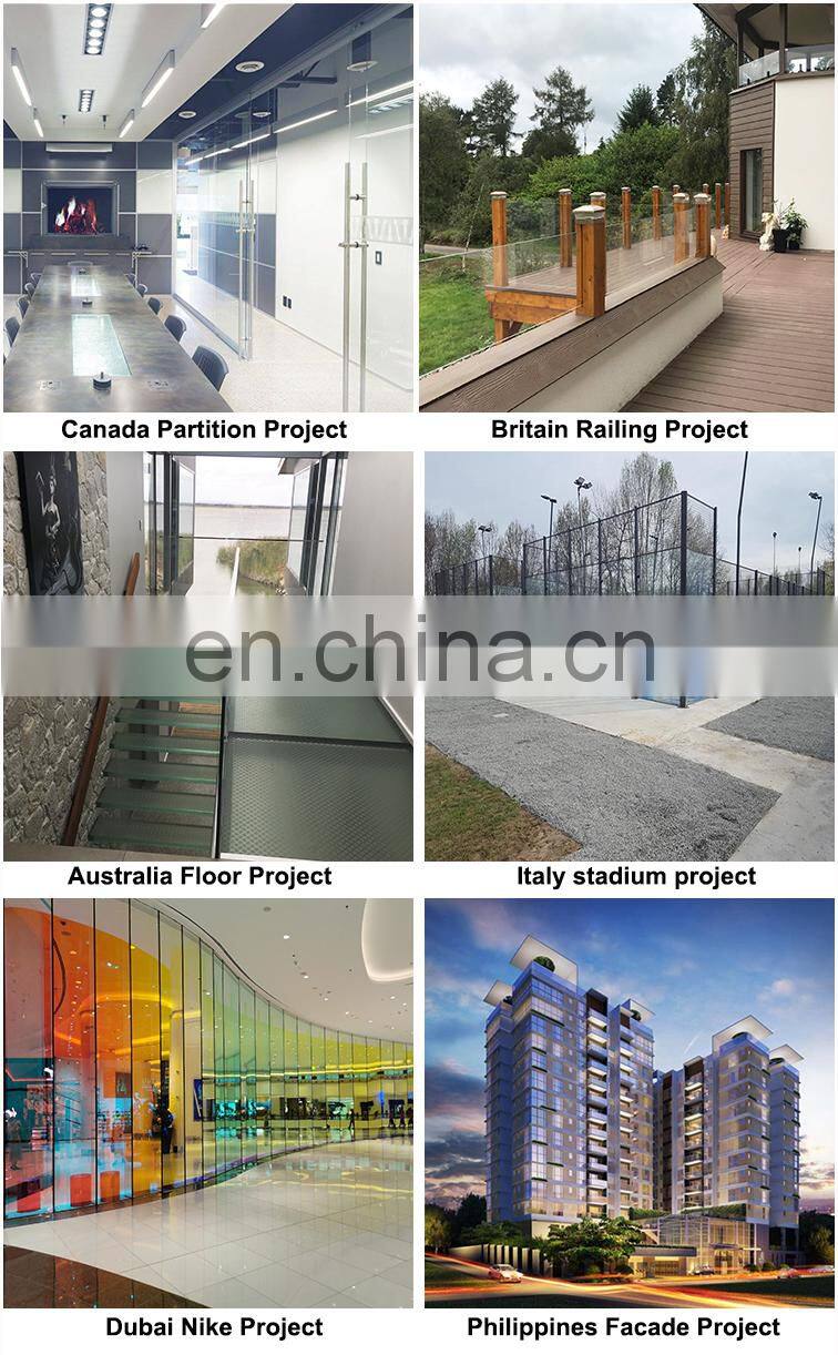 Excellence quality tempered glass entrance canopy safety toughened glass awning