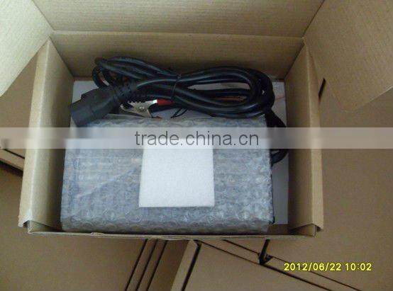 Waterproof on-board self-cooling battery car charger