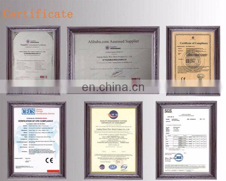 High quality used chain link fence panels in metal wire mesh