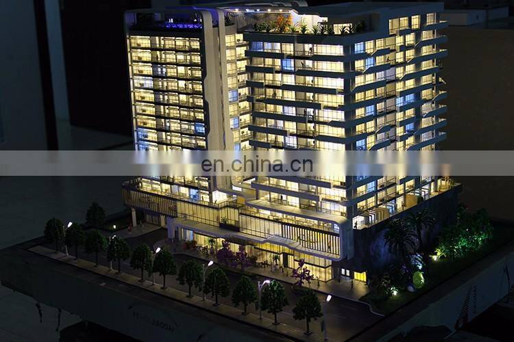 3d acrylic scale model with ho scale trees