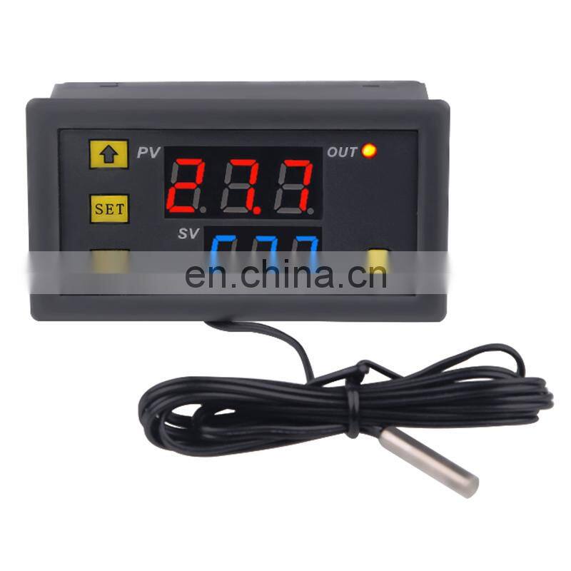 W3230 AC 110V-220V DC 12V Digital Thermostat Temperature Controller Regulator Heating Cooling Control Instruments LED Display