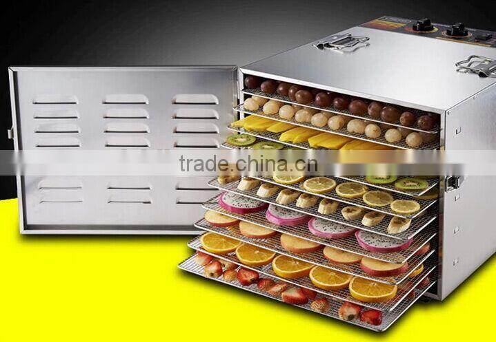 Stainless steel fruit and vegetable dryer machine