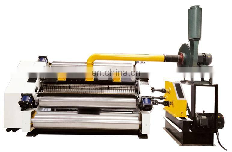 Corrugated cardboard single facer production line paper board processing machinery