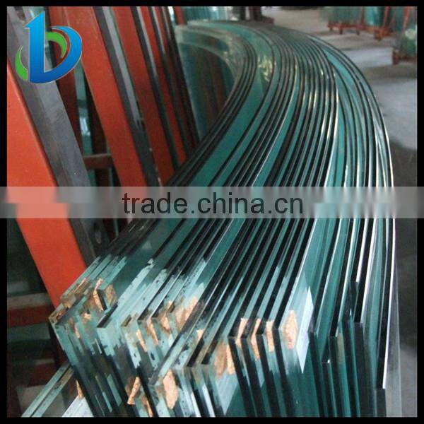 High Grade tempered curved laminated glass for building laminated safety glass