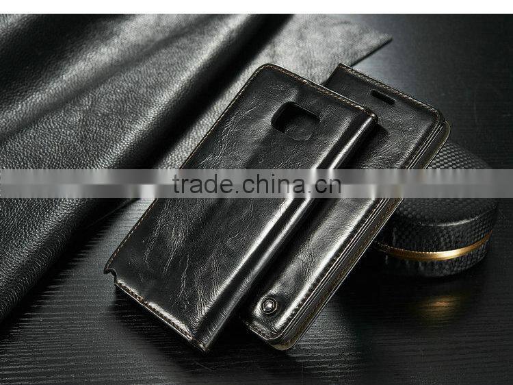 iCase Best Quality Leather Cover Phone Case for Samsung Galaxy S6 Edge Plus,For Samsung Galaxy Note 5Cases Bag