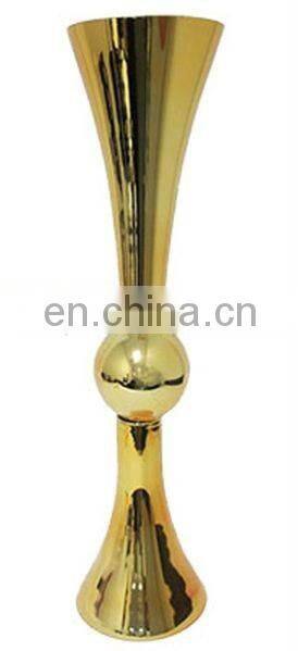 rose gold trumpet vase