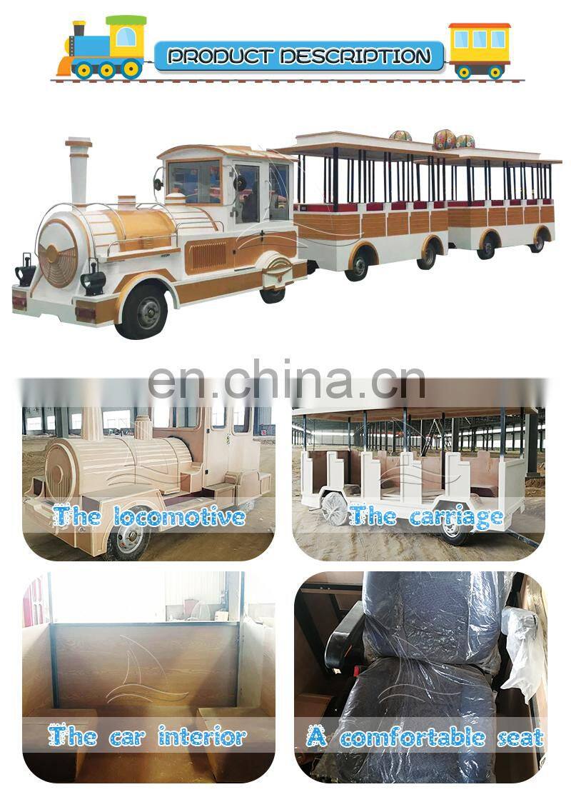 Funny Outdoor Indoor Amusement Electric Trackless Train Game For Sale