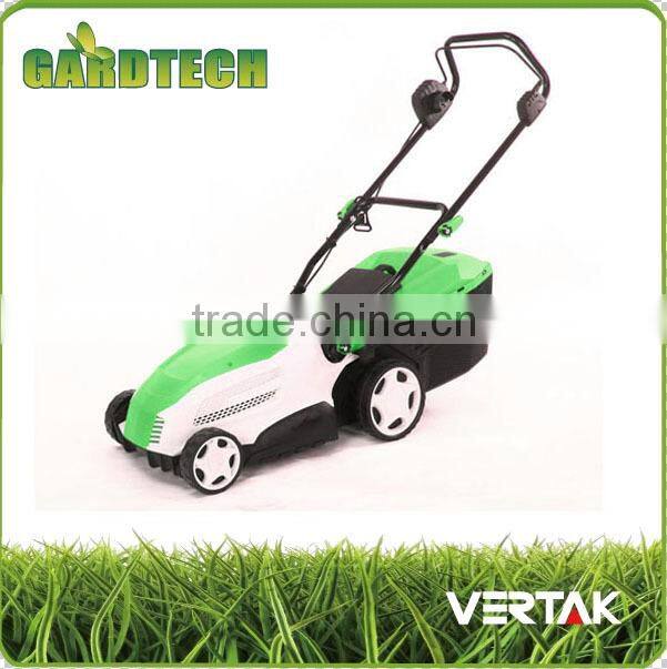 Professional and new green electric lawn mower,portable lawn mower