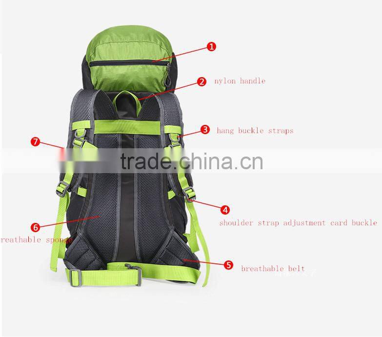 waterproof oxford backpack hiking bag travel bag