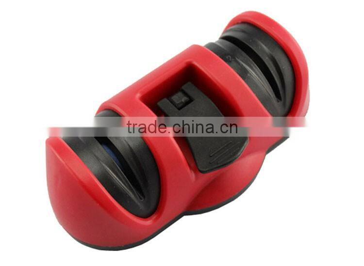 Hot new ceramic 2 stage kitchen knief sharpener with vacuum suction
