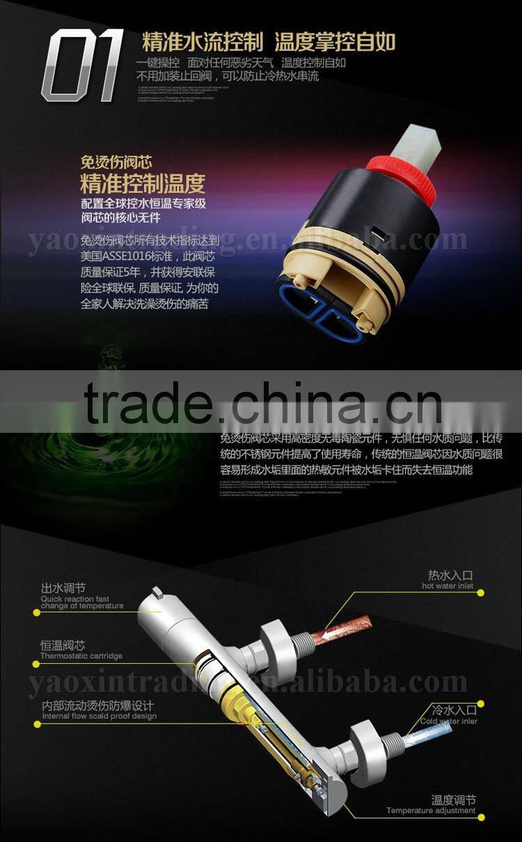 Wall Mounted 3 Function Thermostatic Shower Mixer Sets