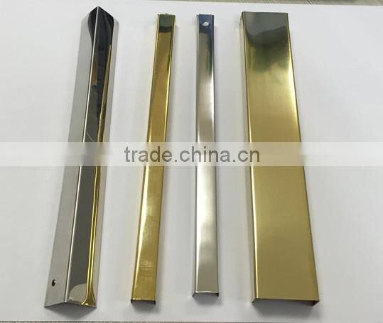 Mirror Surface differenct types stainless steel tile trim