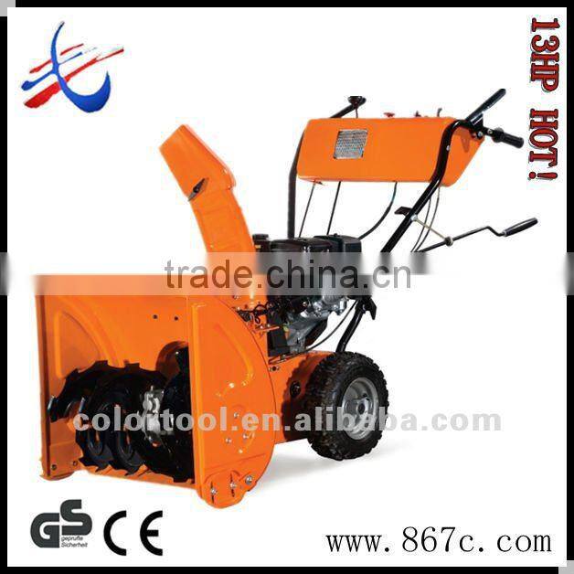 Snow wheel gasoline CE snow thrower/snow blower cleaning tools