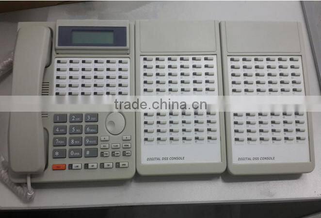 Digital PBX calling system with 32 outside lines and 144 port extensions