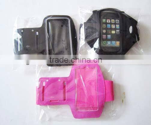 wholesale Neoprene armband with PU leather