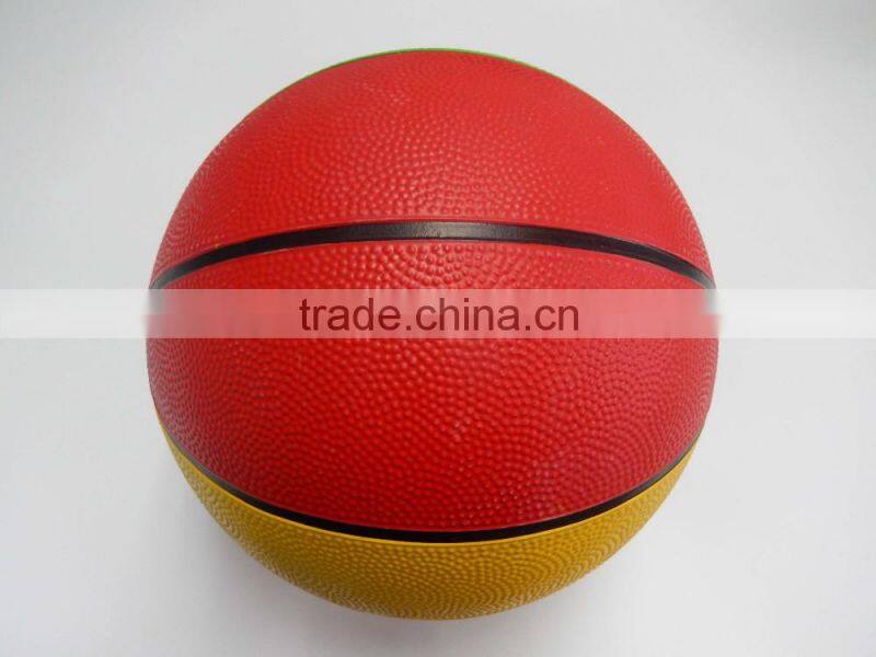 Customized high quality rubber basketball size 7 for promotion