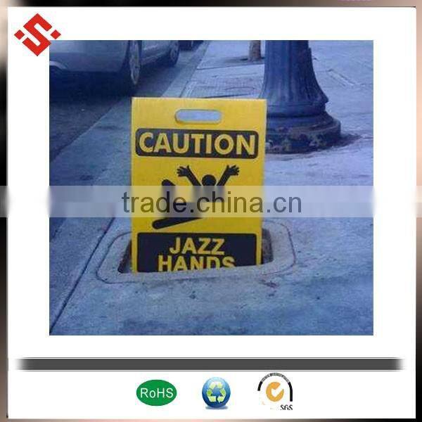 PP polyproplene Warning Sign Corrugated plastic sheet