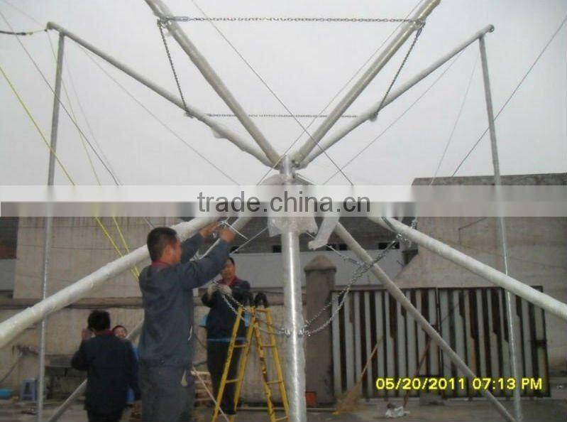 Mobile 4 in 1 Kids Bungee Jumper with Inflatable Trampoline for sale