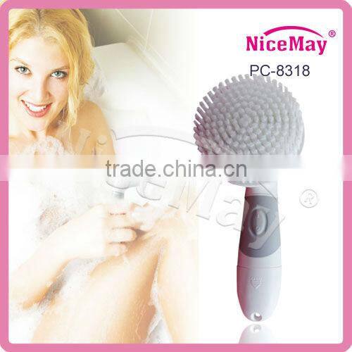 4-1 waterproof face & body cleansing & massager brush