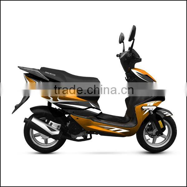ZNEN new Patent Scooter 50CC LED lights EEC approved water cooling engine vespa Gas Scooter