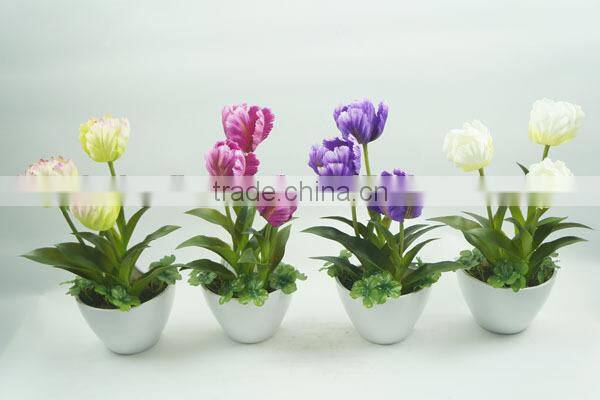 Wall decoration artificial flower /wholesale tulip flower indoor home decoration