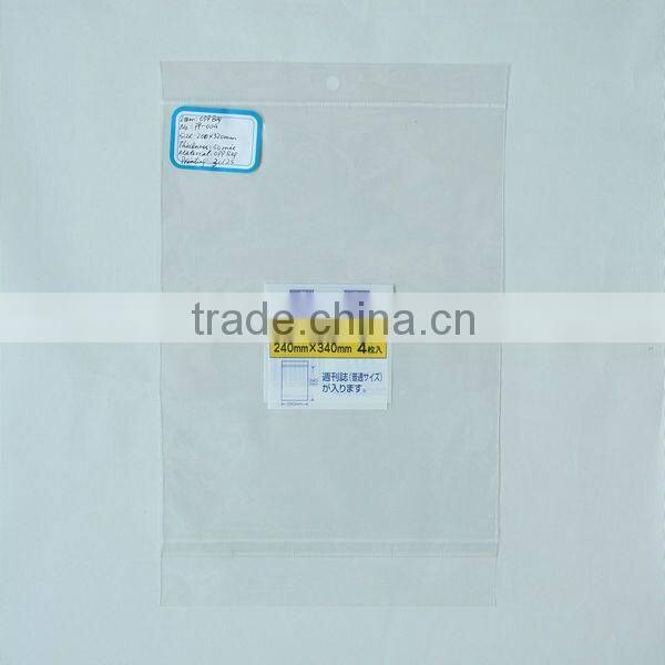 Transparent Bopp Packing Bag Adhesive