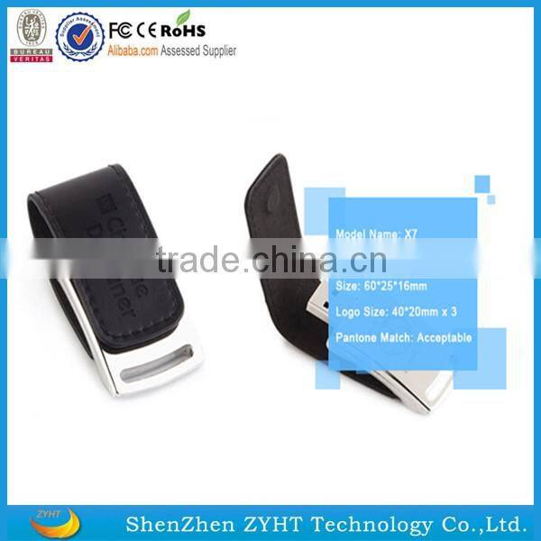 2015 hot products high quality usb 1gb-16gb black leather usb flash drive alibaba wholesale