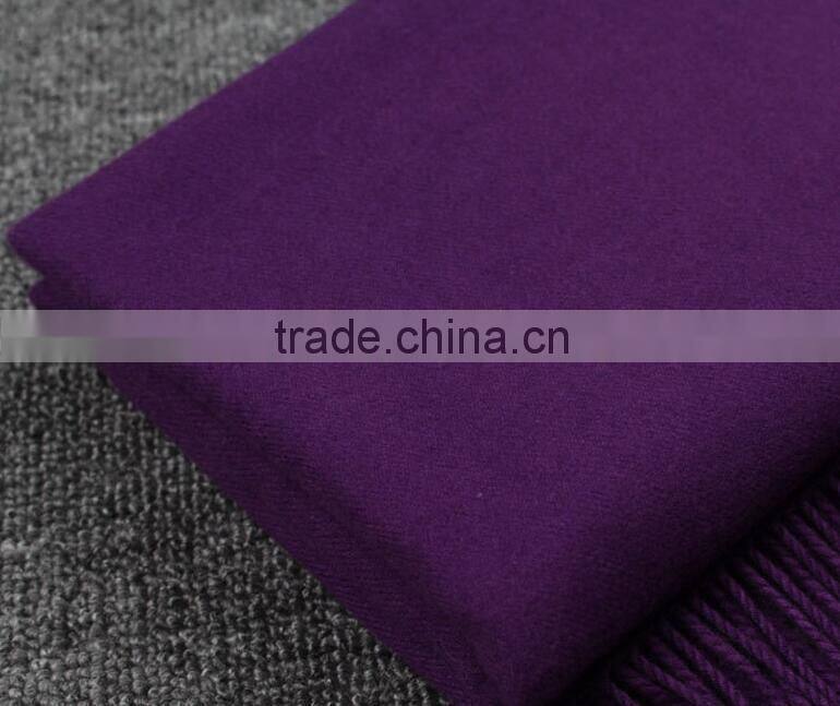 Best Selling Winer Warm Woman Fashion Tassel Plush Plain Cashmere Pashmina