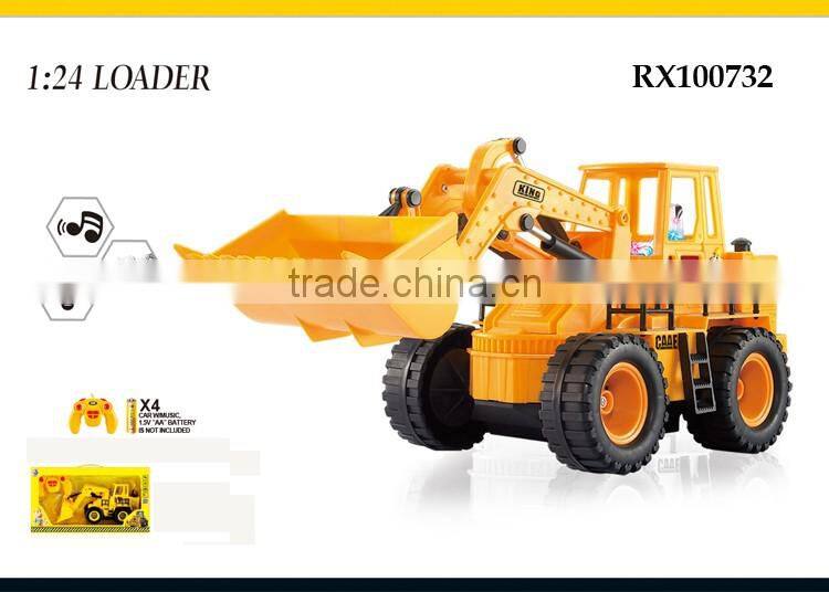 Kids plastic rc truck toys 1:24 scale