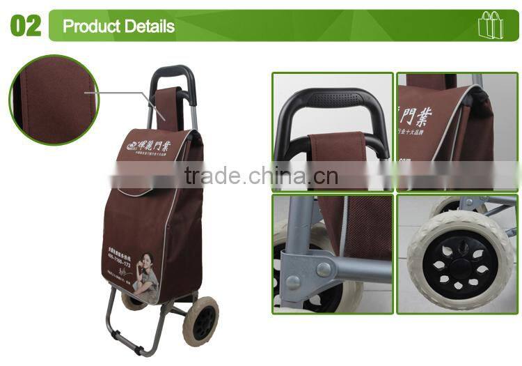 stretch out and draw back shopping trolley bag
