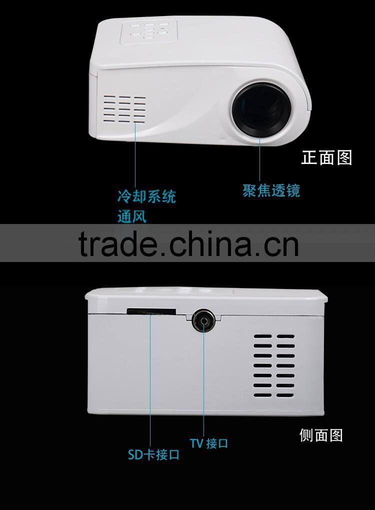 New Hot X6 MiNi LCD Home Theater Projector with 480*320p TV Function SD/VGA/HDMI/USB Port Better
