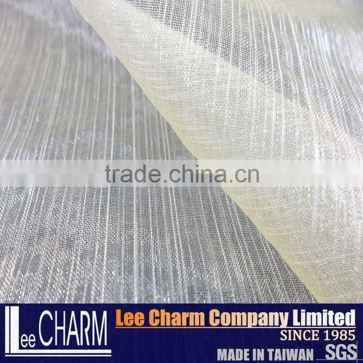 Sheer Bright Crystal Curtains Snowflake Decorations Wedding Fabric