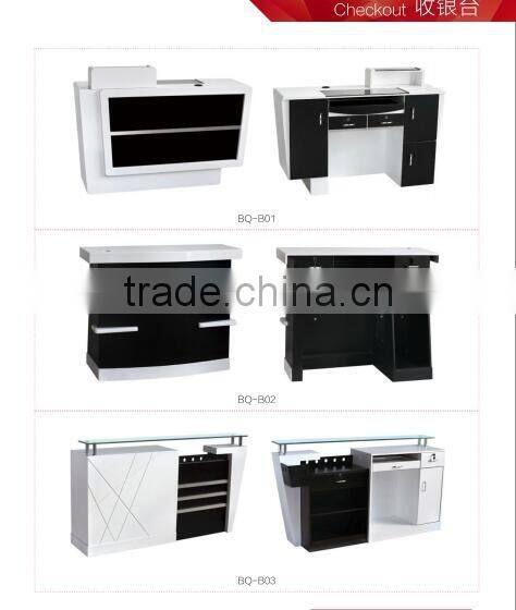 Beiqi 2016 New Design Reception Desk Beauty Salon Equipment Check Out Counter Cashier for Sale in Guangzhou