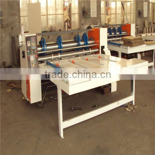 Rotary Slotting Slitter semi-auto corrugated carton packing machinery