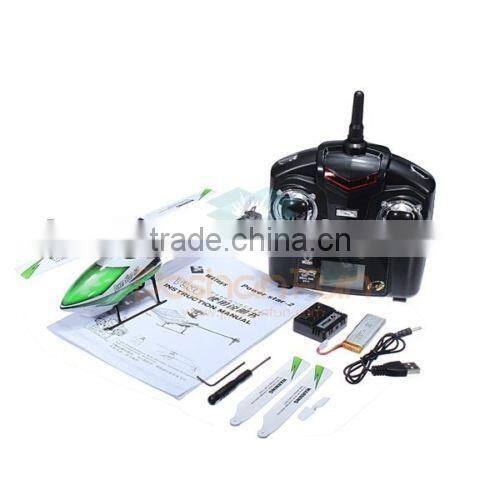 WLtoys V930 4CH 2.4G Remote Control Toys Brushless Flybarless 6-axis gyro RC Helicopter for Beginner VS V911 V912 V913 (280835)