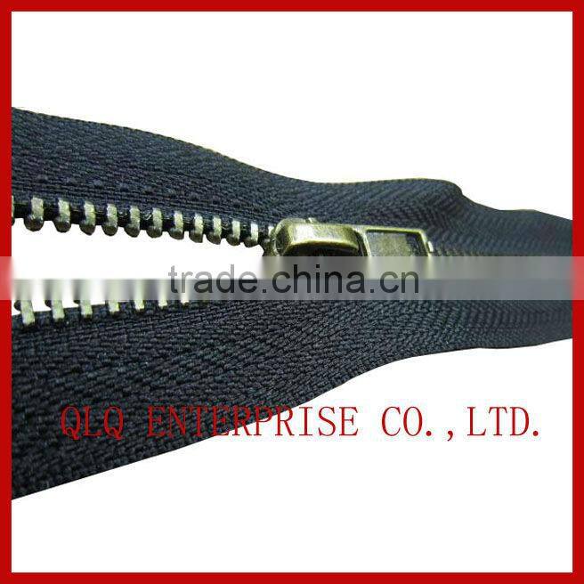 High Quality Metal Finished Zipper