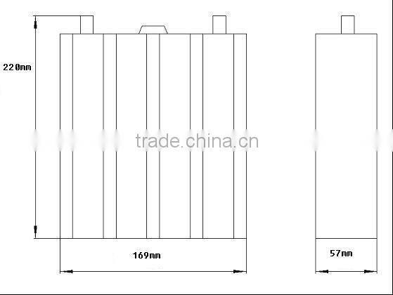 Large storage batteries LiFePO4 3.2v 100ah battery deep cycle solar battery