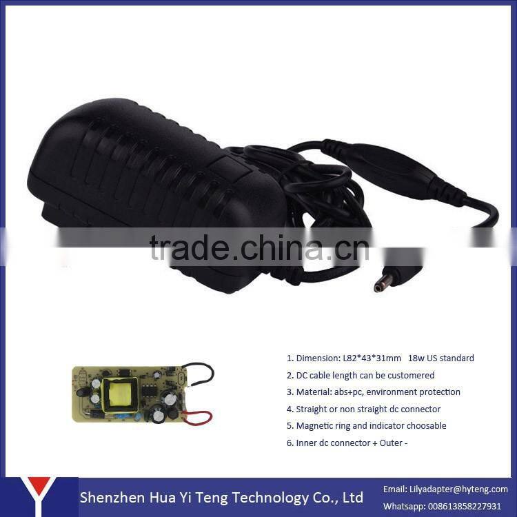 15W 5V AC DC Adapter US plug